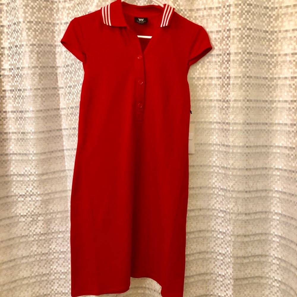 Red w by worth dress